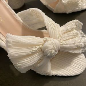 Loeffler Randall - Camellia Pearl Broderie Bow Heels